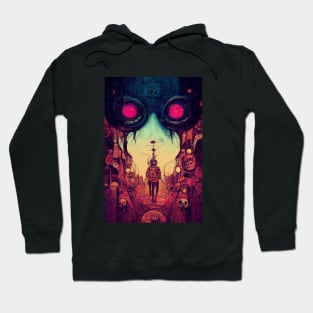 Googles cyberpunk art Hoodie